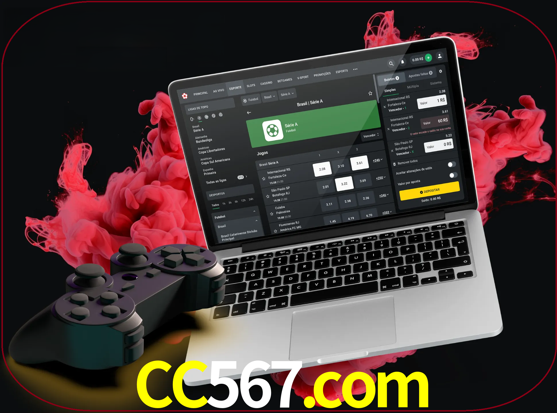 Visite a secção especial de jogos de vídeo em cc567 para descobrir em que jogos pode apostar e ganhar muito dinheiro.